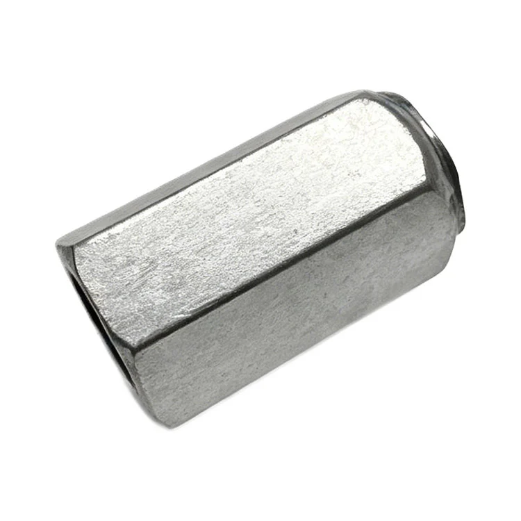 Hex Coupling Nut Đầu nối ren cho kết nối thanh Cấu hình nhôm Phần cứng xây dựng