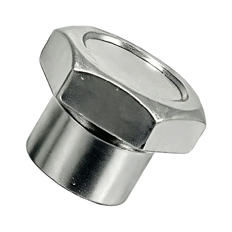 Đai ốc khớp nối thép lục giác với mặt bích cho dây buộc ren công nghiệp