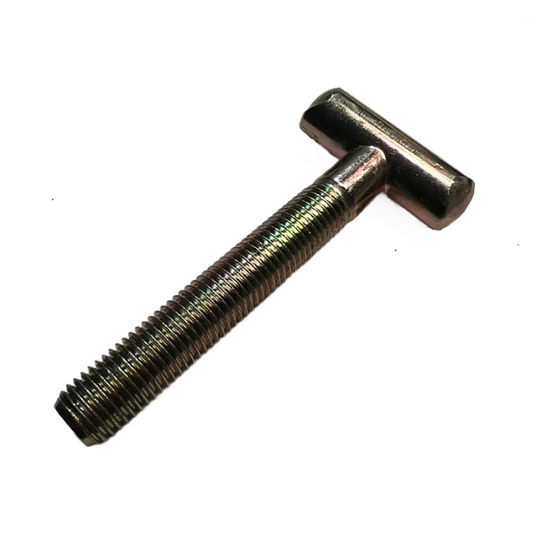 T Bolt cho cấu hình nhôm T Slot với mạ kẽm màu vàng